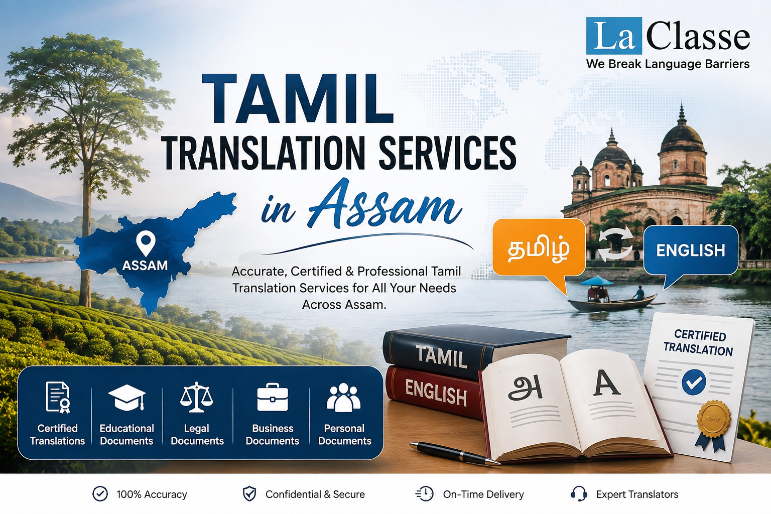 Tamil Translation Services in Assam | Trusted Certified Team